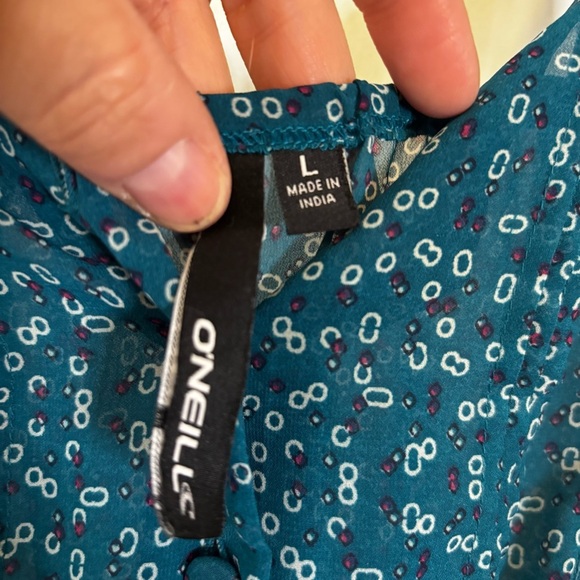 O'Neill Sheer Blue Maxi Sundress - Picture 15 of 16